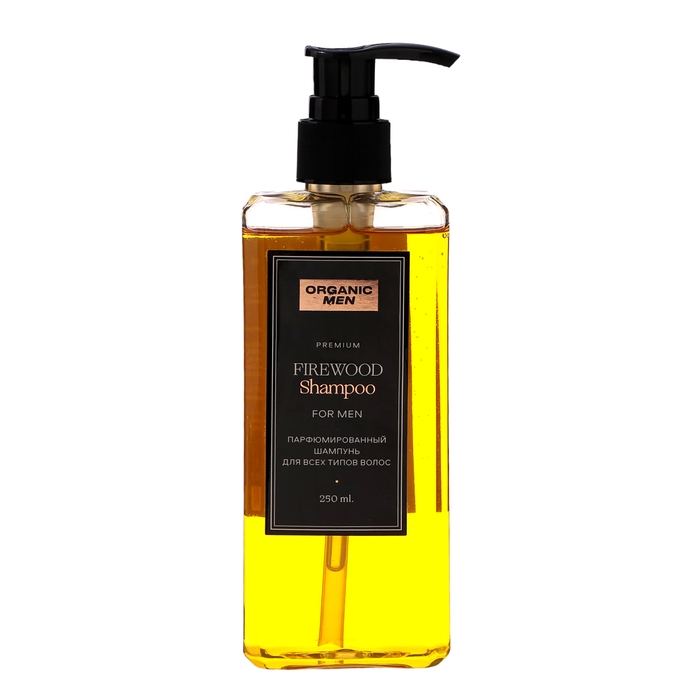 Шампунь для волос Organic Men FireWood, парфюмированный, 250 мл Шампунь для волос Organic Men FireWood, парфюмированный, 250 мл