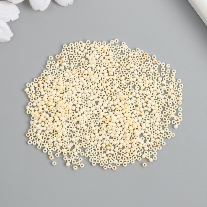 Бисер стекло 12/0  Бисер стекло 12/0 "Жемчужное облако" ровный №662 450 гр
