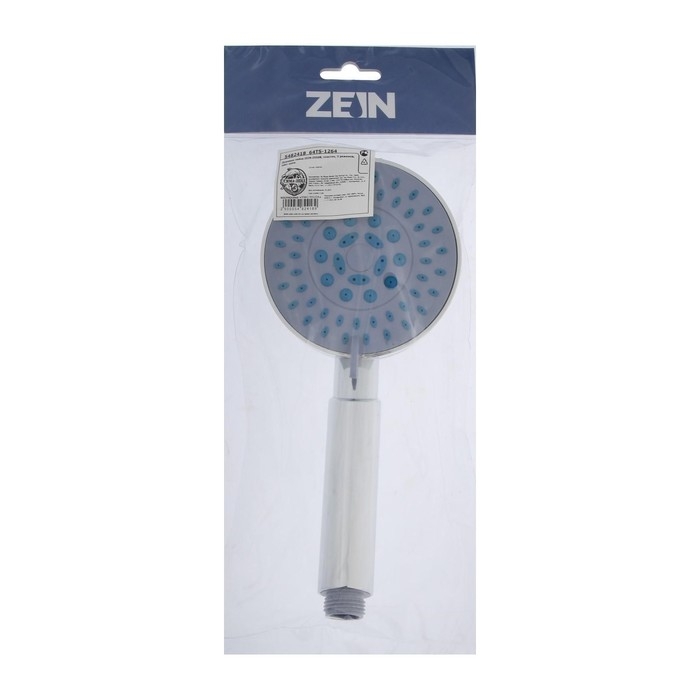 Душевая лейка ZEIN Z0508, 5 режимов, d=100 мм,  пластик, цвет хром Душевая лейка ZEIN Z0508, 5 режимов, d=100 мм,  пластик, цвет хром