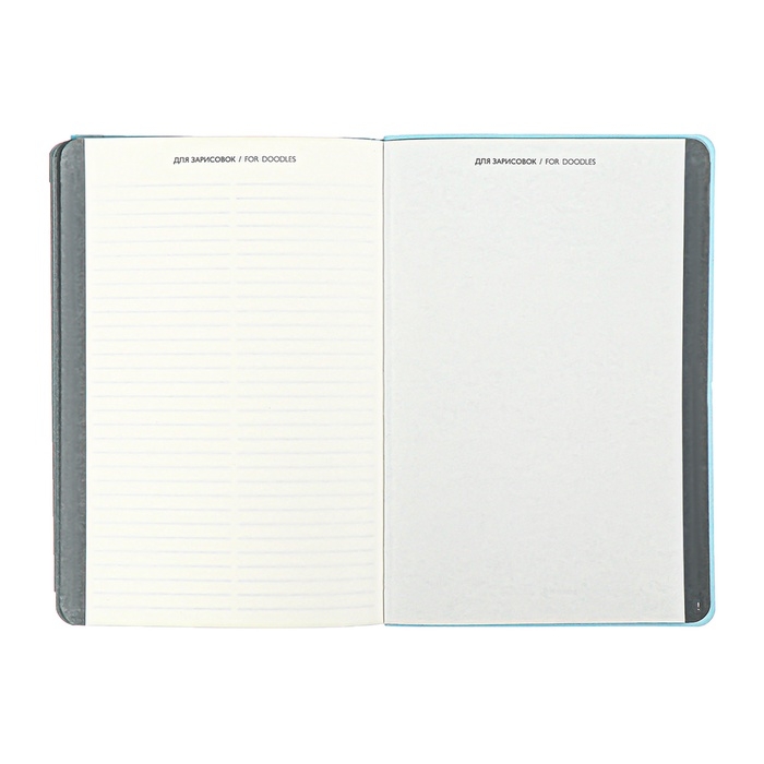 Еженедельник датир 2025г мягк обл иск кож А5 80л ESCALADA, бл тис, кр бл 70 г/м², синий Еженедельник датир 2025г мягк обл иск кож А5 80л ESCALADA, бл тис, кр бл 70 г/м², синий