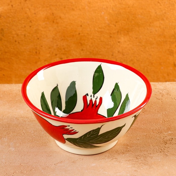 Коса Риштанская Керамика  Коса Риштанская Керамика "Гранат", 18 см, большая, разноцветная