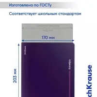 Набор предметных тетрадей ErichKrause Indigo, 12 предметов, 48 листов, с пластиковой обложкой
