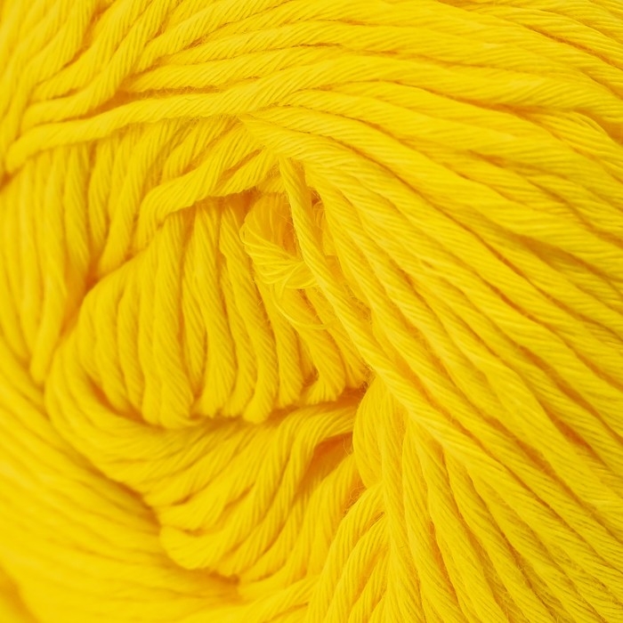 Пряжа Пряжа "Bouquet Unicolor" 100% хлопок 200м/100г (3218 жёлтый)