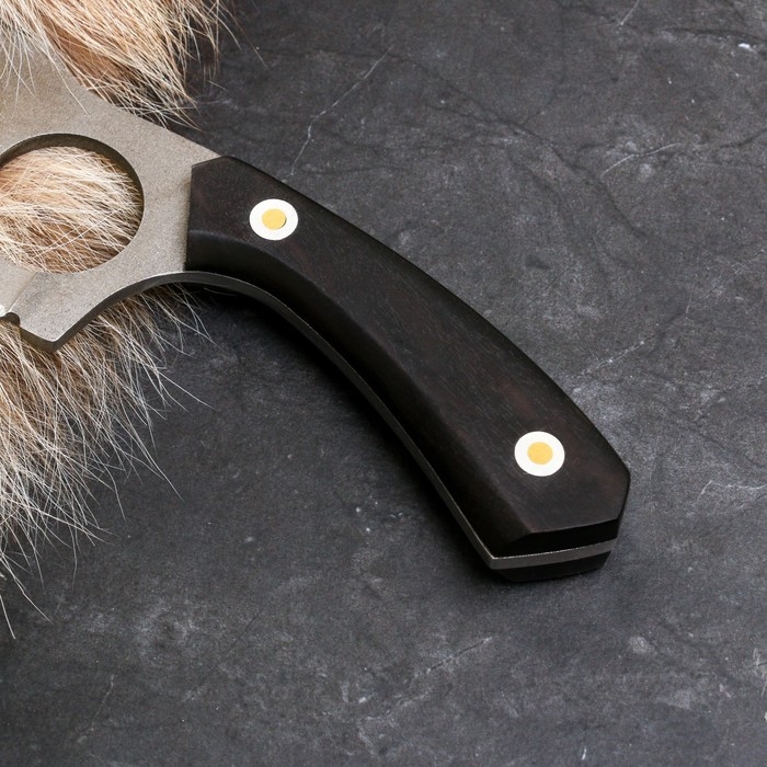 Нож кавказский Нож кавказский "Зубр" с ножнами, сталь - 65х13, рукоять - граб