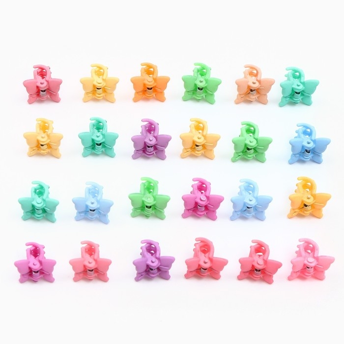 Краб для волос «Моя принцесса», 24 шт.,1 х 1,5 х 1,5 см Краб для волос «Моя принцесса», 24 шт.,1 х 1,5 х 1,5 см