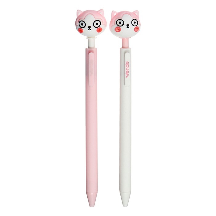 Ручка-прикол гелевая Ручка-прикол гелевая "Котик", синие чернила, МИКС