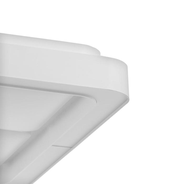 Люстра с ПДУ 60407/1 LED 144Вт диммер 3000-6000К белый 50х50х8 см BayerLux