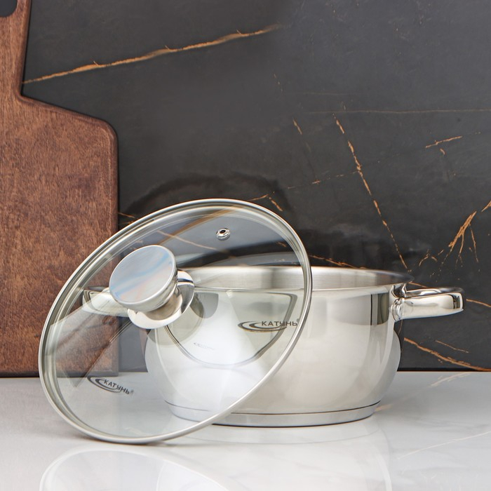 Кастрюля «Антея», 3 л, d=20 см, капсульное дно, индукция Кастрюля «Антея», 3 л, d=20 см, капсульное дно, индукция