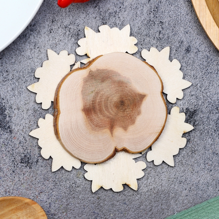 Подставка под горячее Подставка под горячее "Цветочный горшок", D=12 см, можжевельник