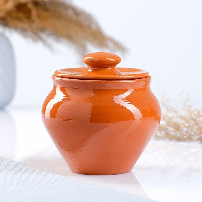 Набор  Набор "Вятская керамика №3" 6х0,5 + ухват + полка, терракота