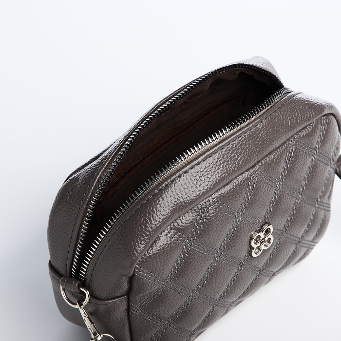 Сумка кросс-боди на молнии, цвет серый Сумка кросс-боди на молнии, цвет серый