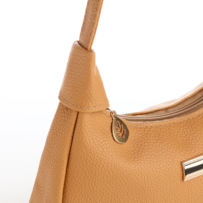 Сумка женская на молнии, цвет бежевый Сумка женская на молнии, цвет бежевый