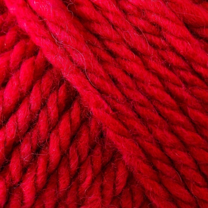 Пряжа Пряжа "Осенняя" 25% шерсть, 75% ПАН 150м/200гр (439-Малиновый)