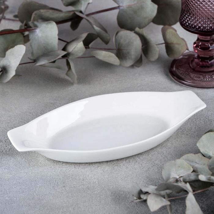 Форма для запекания фарфоровая Wilmax, 200 мл, 20×10 см, цвет белый Форма для запекания фарфоровая Wilmax, 200 мл, 20×10 см, цвет белый