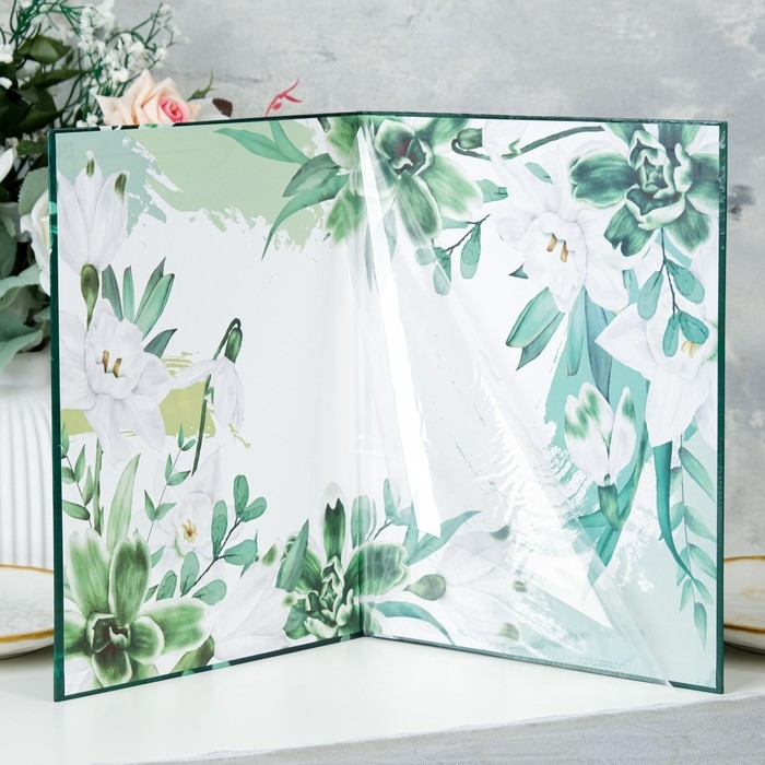 Свидетельство о заключении брака Свидетельство о заключении брака "Цветы" лилия, А4