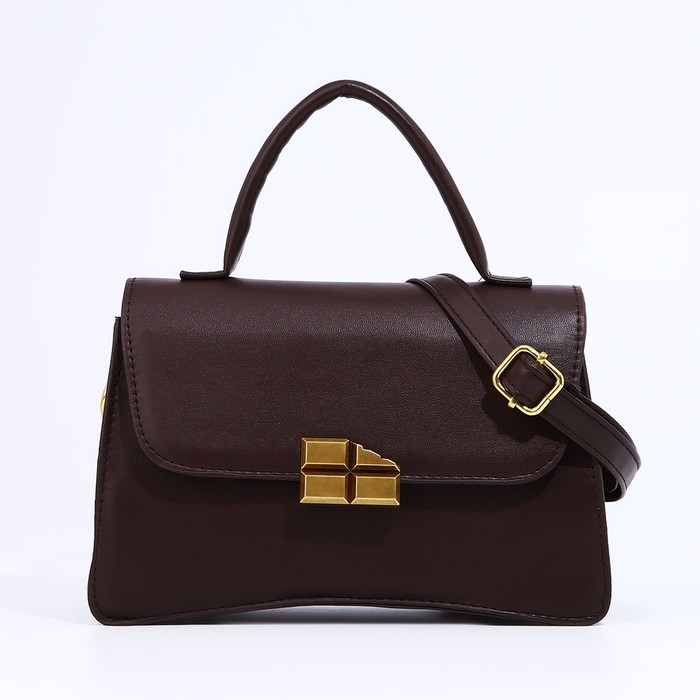 Сумка-мессенджер на магните, цвет коричневый Сумка-мессенджер на магните, цвет коричневый