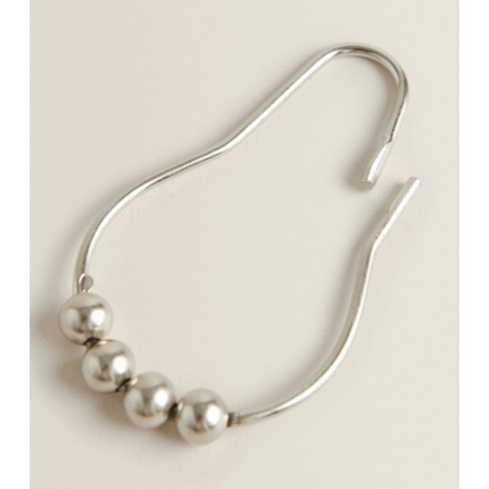 Набор крючков для штор Доляна, 12 шт, цвет хромированный