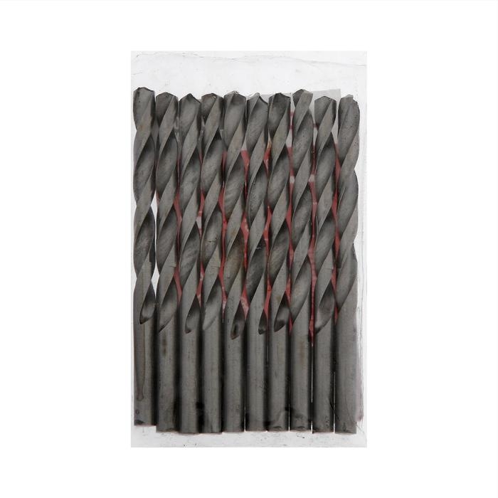 Сверло по металлу ЛОМ, HSS, цилиндрический хвостовик, 6.5 х 100 мм, 10 шт. Сверло по металлу ЛОМ, HSS, цилиндрический хвостовик, 6.5 х 100 мм, 10 шт.