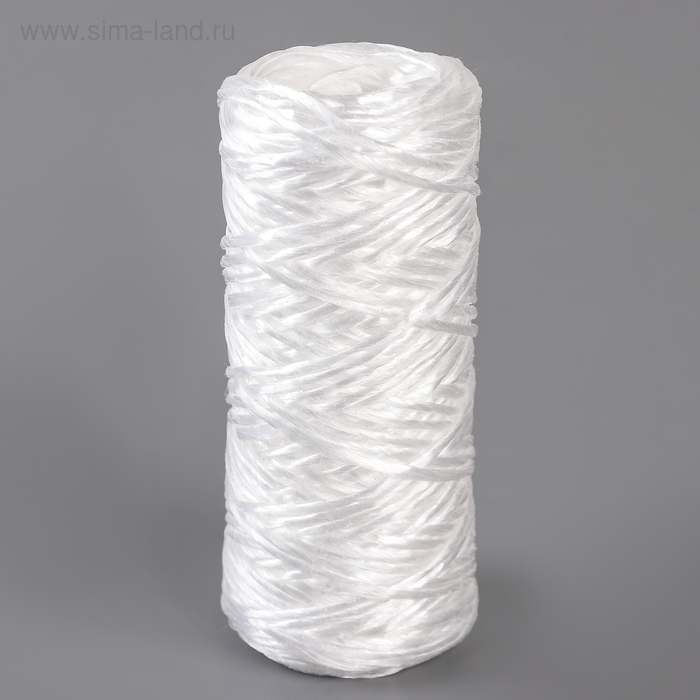 Шпагат ПП, d=1,6 мм, 60 м, цвет белый Шпагат ПП, d=1,6 мм, 60 м, цвет белый