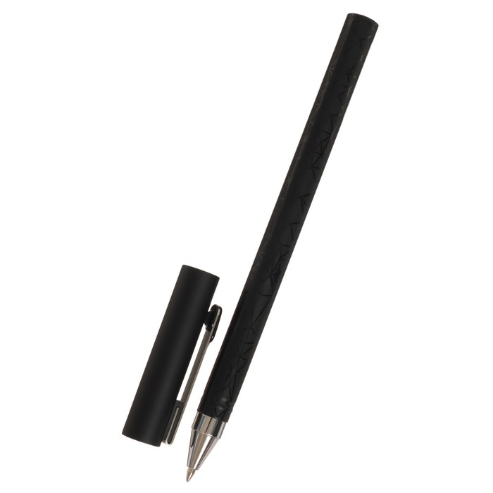 Ручка шариковая Berlingo Ручка шариковая Berlingo "DoubleBlack" , 0. 7мм, синяя, игольч. стерж 319389