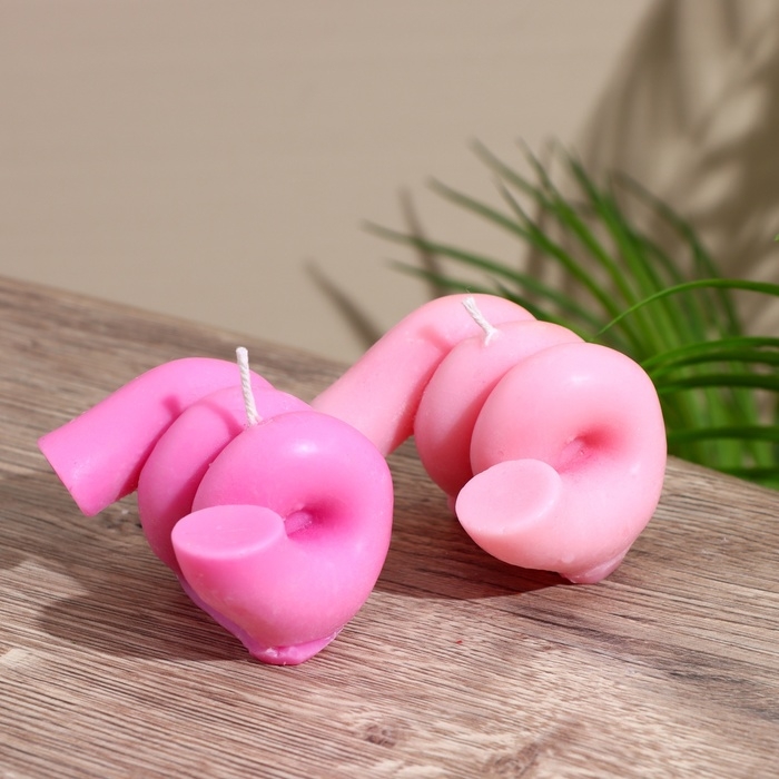 Свеча  Свеча "Пружинка" 7,5х4х4 см, соевый воск МИКС