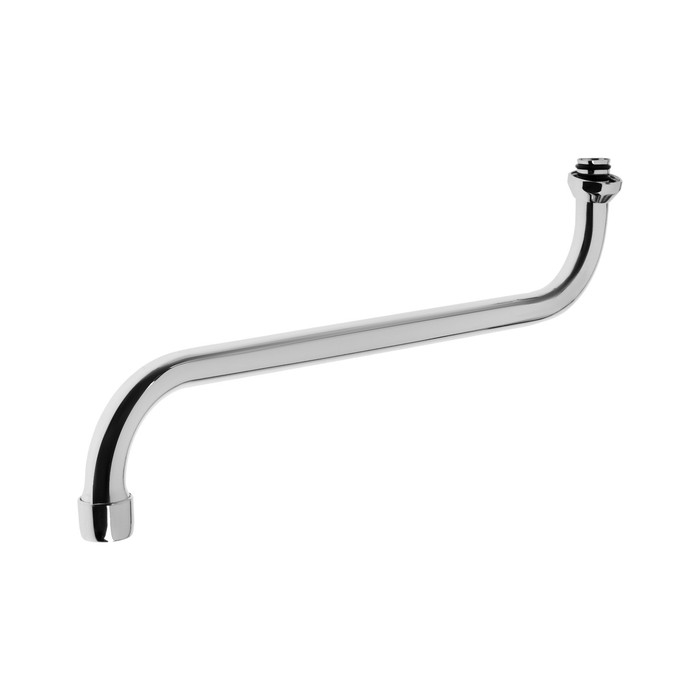 Излив для смесителя ZEIN, S-образный, 40 см, аэратор пластик, сетка металл Излив для смесителя ZEIN, S-образный, 40 см, аэратор пластик, сетка металл