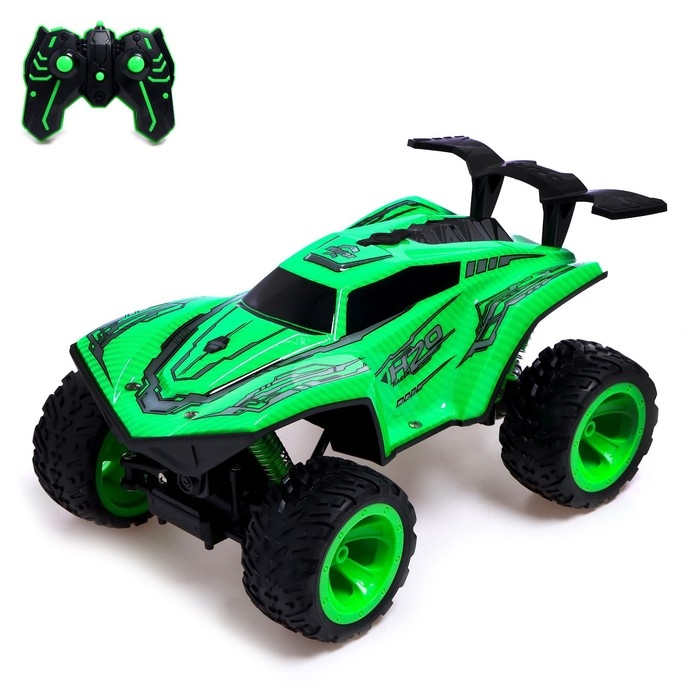 Джип радиоуправляемый «Призрак», полный привод, 4WD, эффект дыма, цвет зелёный Джип радиоуправляемый «Призрак», полный привод, 4WD, эффект дыма, цвет зелёный