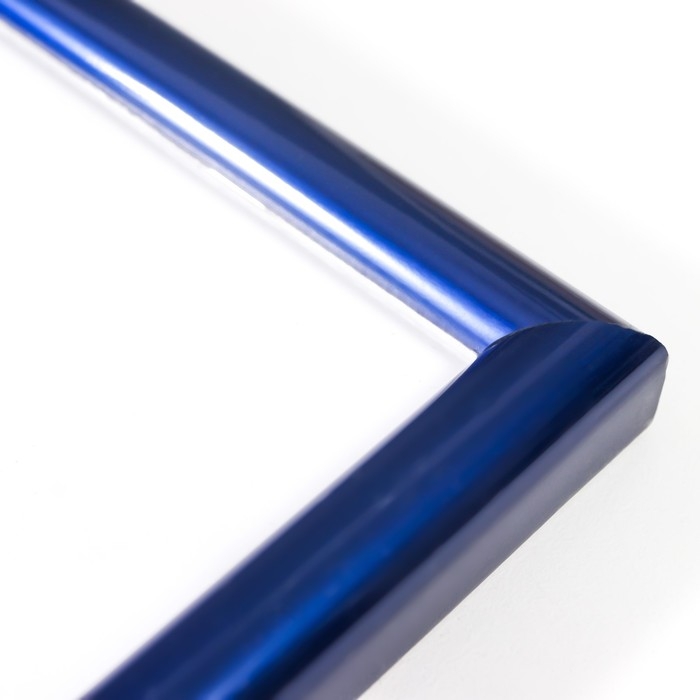 Фоторамка пластик "Радуга" 21х30 см, синий металлик