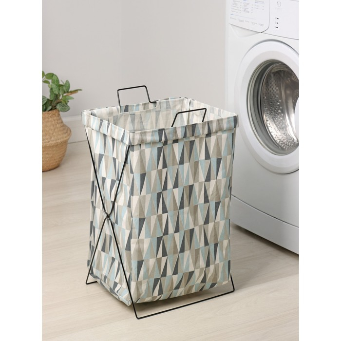 Корзина для белья Доляна «Арлекино», 40×26×50 см Корзина для белья Доляна «Арлекино», 40×26×50 см