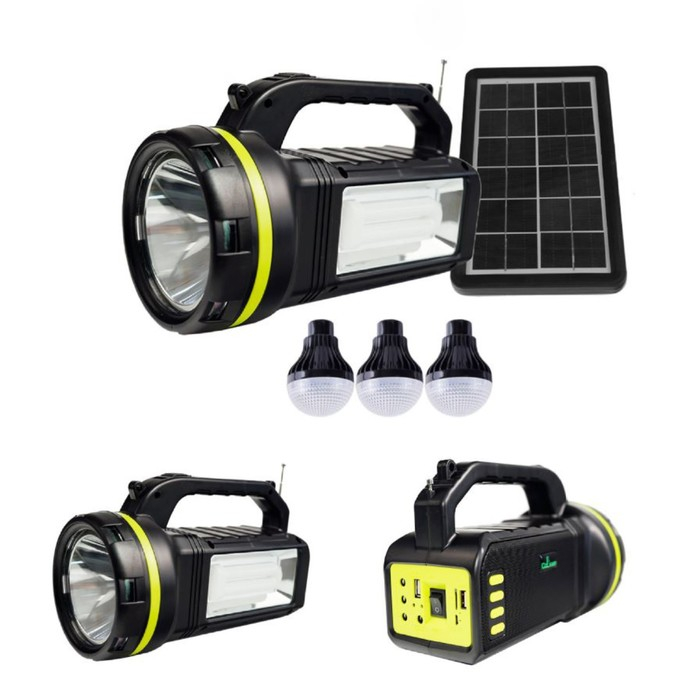 Фонарь кемпинговый аккумуляторный, с лампочками,10 вт, 9000 мАч, солнечная батарея, USB Фонарь кемпинговый аккумуляторный, с лампочками,10 вт, 9000 мАч, солнечная батарея, USB