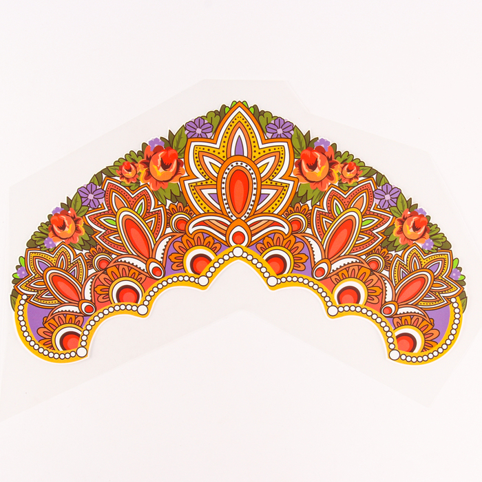 Термотрансфер «Павлопосадский», узор и цветы, набор 10 шт. Термотрансфер «Павлопосадский», узор и цветы, набор 10 шт.