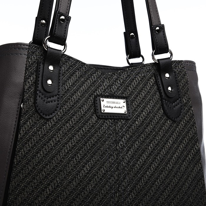 Сумка женская Сумка женская "Золотой Дождь" на молнии, цвет серый