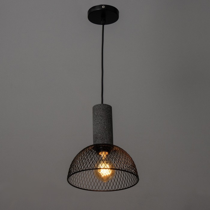 Светильник BayerLux "Кортни Е27 40Вт черный 19х19х23-123см