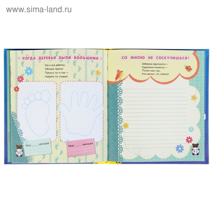 Альбом первого года жизни малыша «Я родился!»