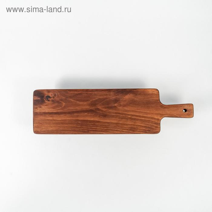 Доска разделочная, для подачи на ножках из натурального кедра Mаgistrо, 38×10,5×6,5 см, с ручкой, цвет шоколадный Доска разделочная, для подачи на ножках из натурального кедра Mаgistrо, 38×10,5×6,5 см, с ручкой, цвет шоколадный