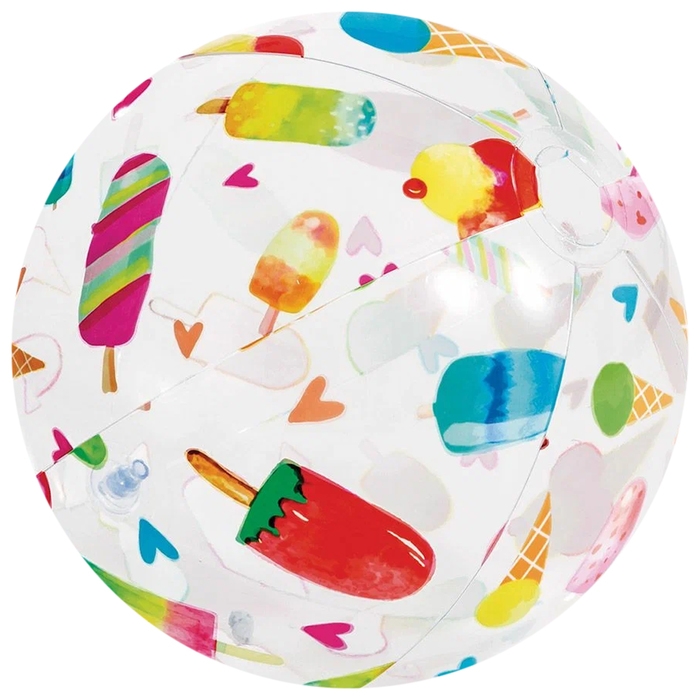 Мяч пляжный «Узоры», d=51 см, от 3 лет, цвет МИКС, 59040NP INTEX Мяч пляжный «Узоры», d=51 см, от 3 лет, цвет МИКС, 59040NP INTEX