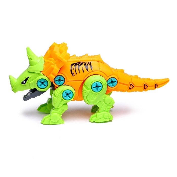 Конструктор винтовой «Стиракозавр», с отвёрткой, 26 деталей Конструктор винтовой «Стиракозавр», с отвёрткой, 26 деталей