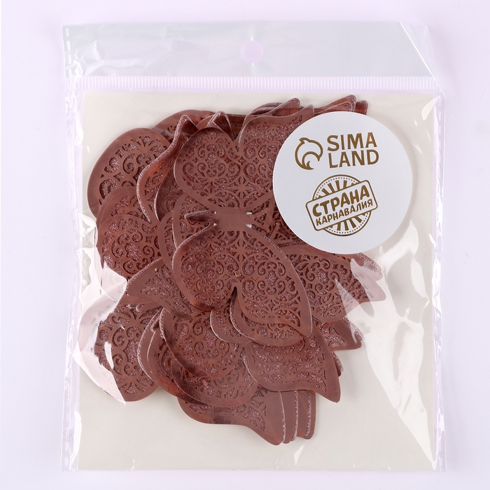 Набор топперов &laquo;Бабочки&raquo;, с узорами, набор &mdash; 12 шт., цвет розовое золото