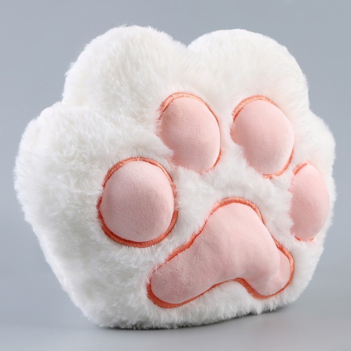 Мягкая игрушка «Лапка», цвет белый