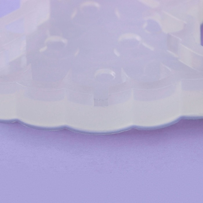 Силиконовый молд для леденцов и шоколада «Дед мороз с Елкой» Силиконовый молд для леденцов и шоколада «Дед мороз с Елкой»