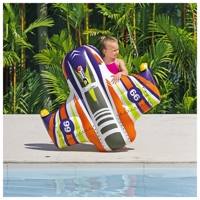 Плотик для плавания «Самолёт», детский, 117х107 см, с водным пистолетом, 41503 Плотик для плавания «Самолёт», детский, 117х107 см, с водным пистолетом, 41503