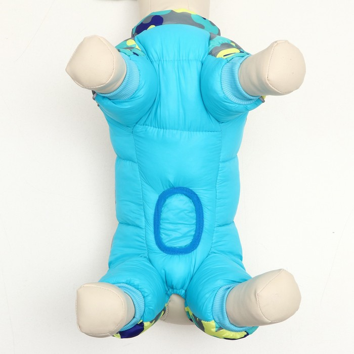 Комбинезон принтованный с замком на спине, размер 14 (ДС 32 см,ОГ 42 см,ОШ 31 см), голубой Комбинезон принтованный с замком на спине, размер 14 (ДС 32 см,ОГ 42 см,ОШ 31 см), голубой