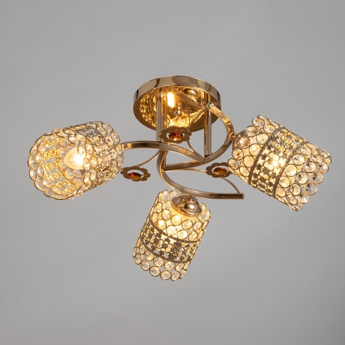 Люстра Люстра "Берти" 3х40Вт Е27 золото МОДЕЛЬ: 2612376