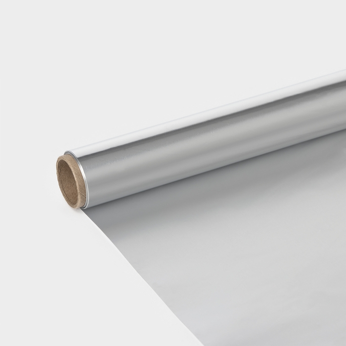 Фольга пищевая алюминиевая «Доляна», 29 см × 5 м, 9 мкм Фольга пищевая алюминиевая «Доляна», 29 см × 5 м, 9 мкм