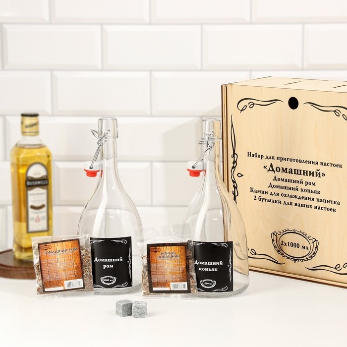 Набор для приготовления настойки Набор для приготовления настойки "Коньяк, Ром"
