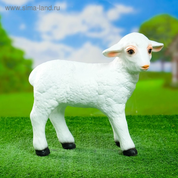 Садовая фигура  Садовая фигура "Барашек маленький" 31х16х27см