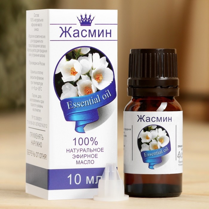 Эфирное масло Эфирное масло "Жасмин", флакон-капельница, аннотация, 10 мл