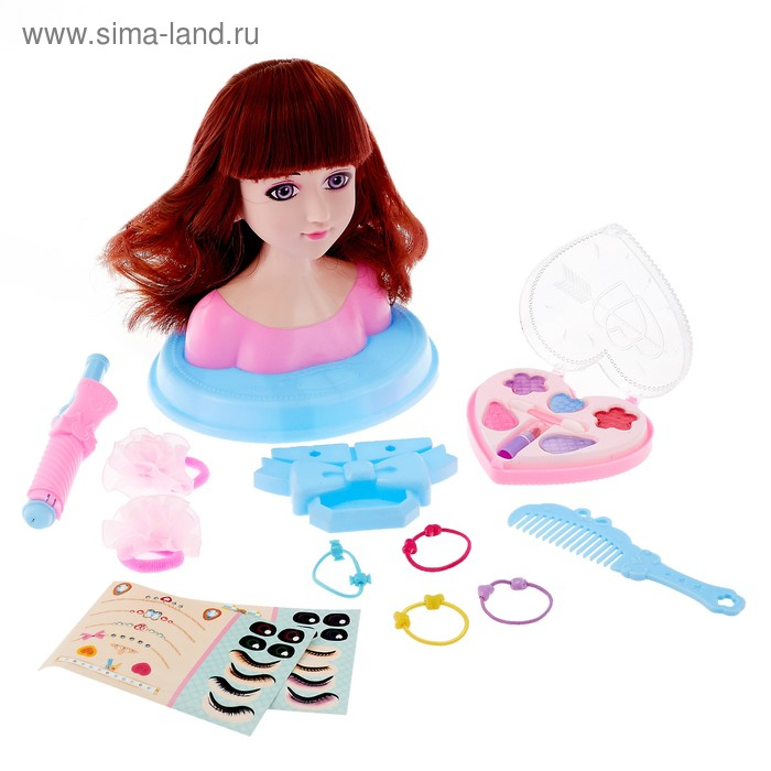 Кукла-манекен для создания причёсок «Стилист» с аксессуарами, МИКС Кукла-манекен для создания причёсок «Стилист» с аксессуарами, МИКС
