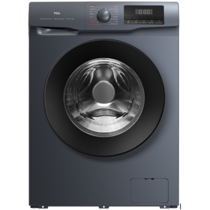 Стиральная машина TСL TWOF-607W10B1, класс А+, 1000 об/мин, до 7 кг, с паром, тёмно-серая Стиральная машина TСL TWOF-607W10B1, класс А+, 1000 об/мин, до 7 кг, с паром, тёмно-серая