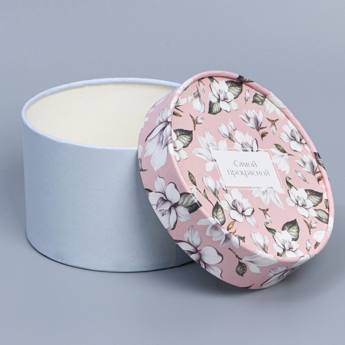 Набор шляпных коробок 2 в 1, упаковка подарочная, «Цветы», 16 х 11.5, 13 х 9 см Набор шляпных коробок 2 в 1, упаковка подарочная, «Цветы», 16 х 11.5, 13 х 9 см